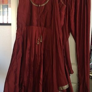 Indian Abaya with Scarf and Pant